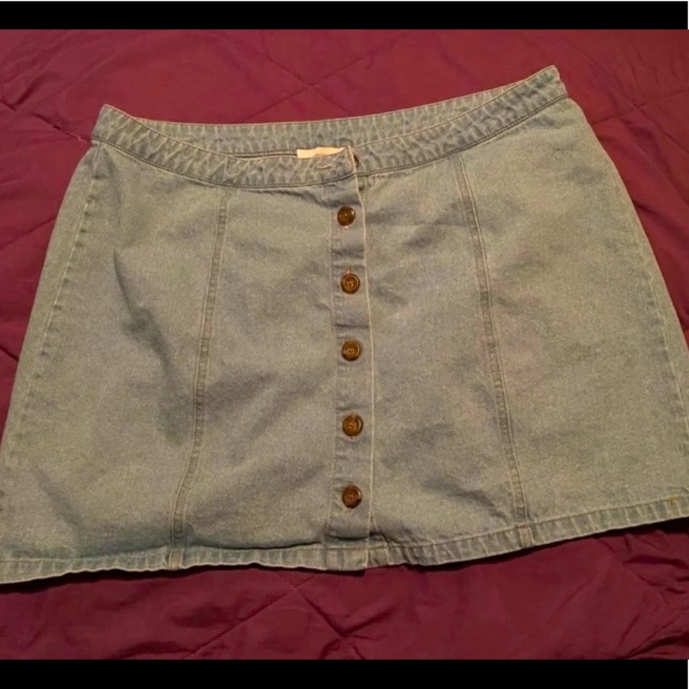 Forever 21 Plus Size Demin Skirt